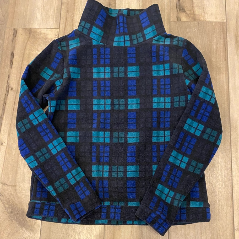 Dudley Stephens fleece turtleneck top. Size large.